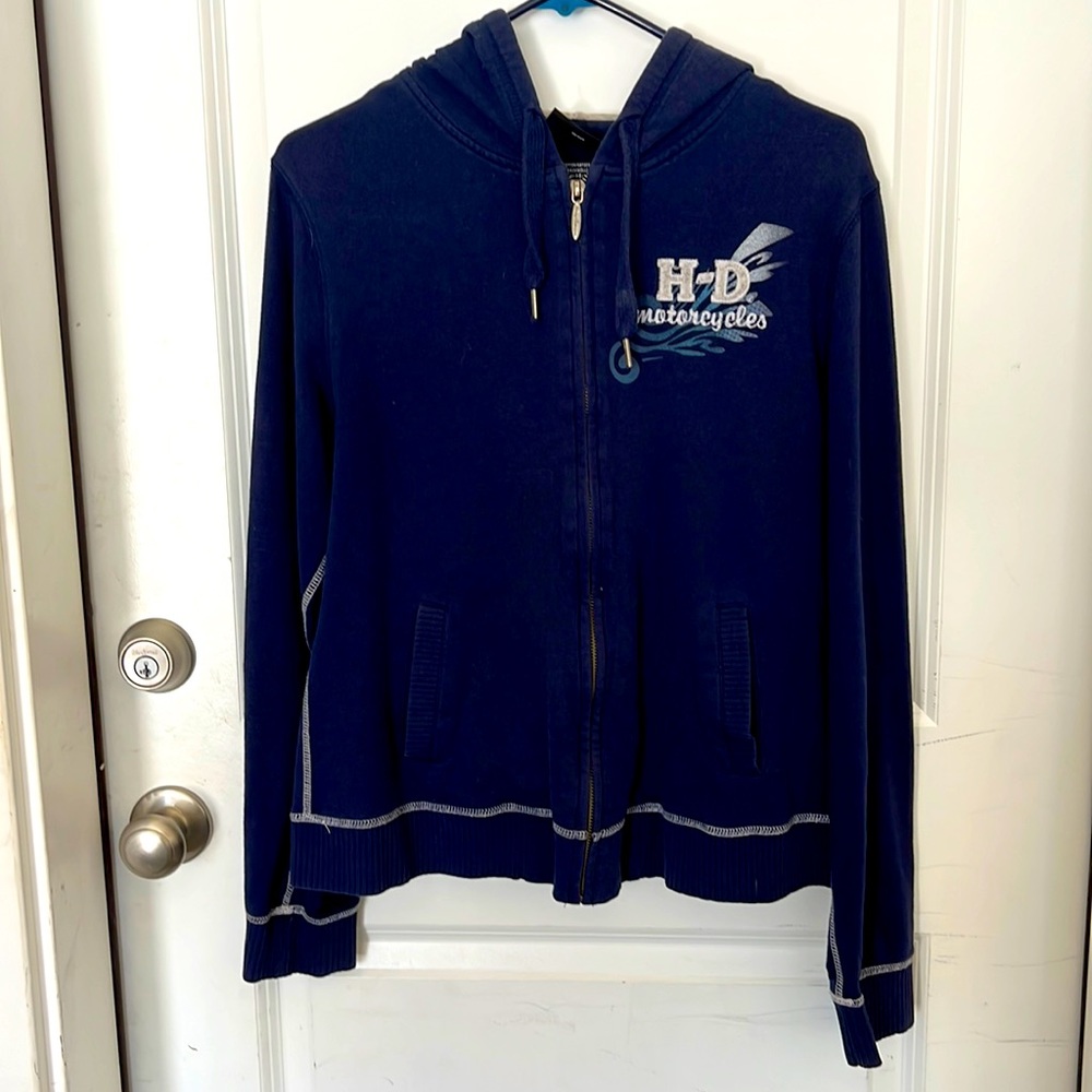 Blue Harley Davidson Jacket